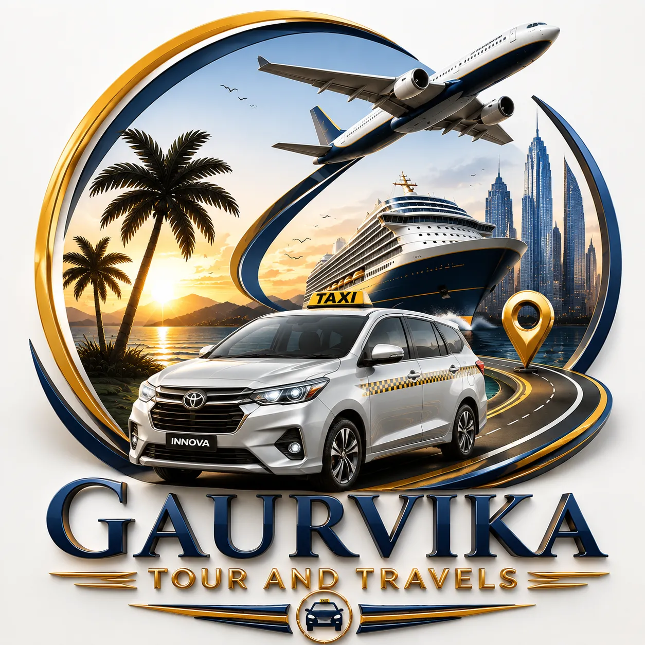 Gaurvika Tour and Travels Logo